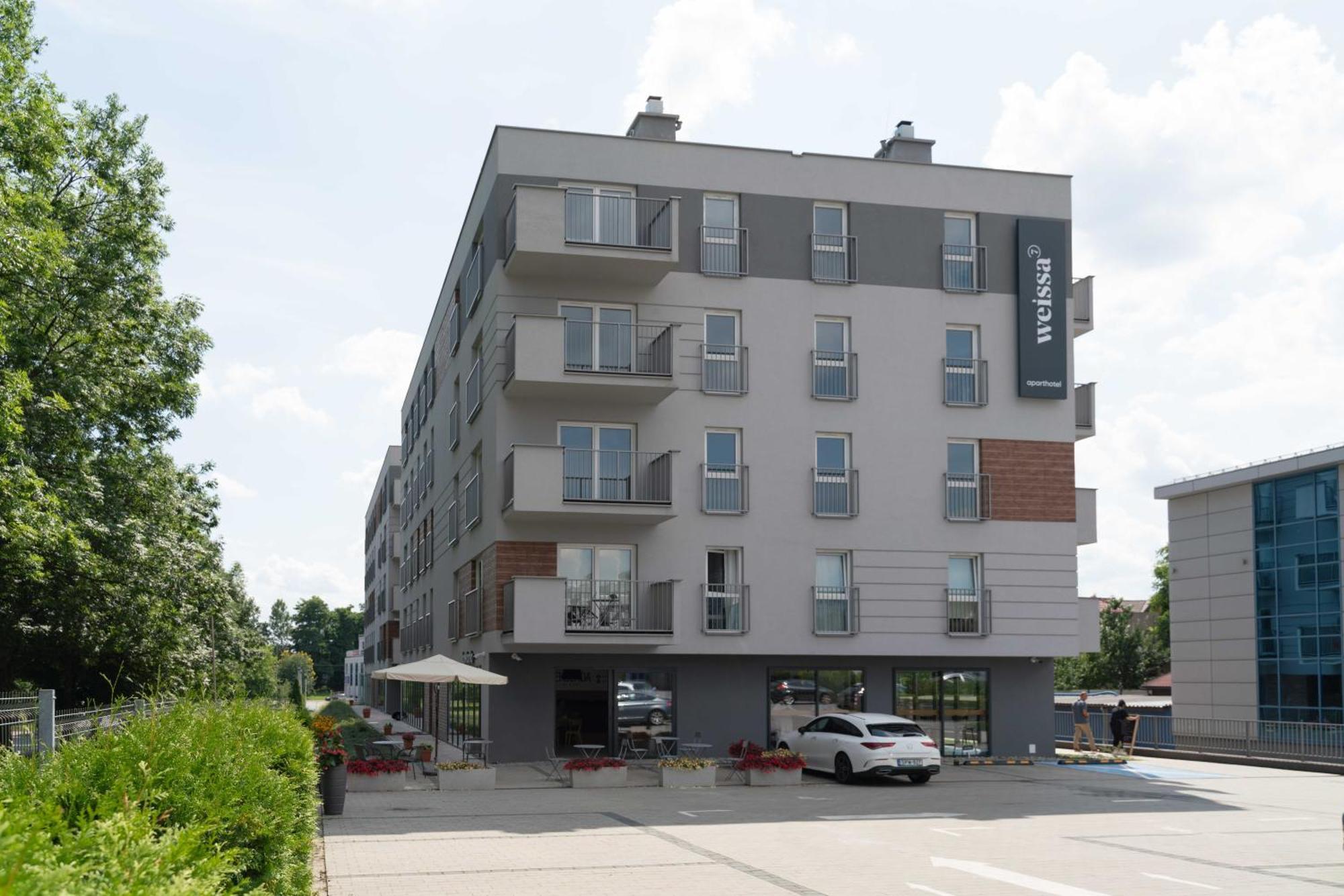 Aparthotel Weissa 7 Krakau Exterior foto